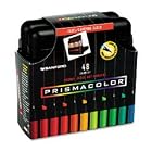 Prismacolor Double-Ended Art Markers, Extra Broad Tip, Assorted, 48 Set by Sanford