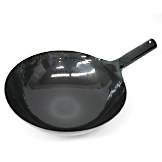 【山田工業所】 鉄 打出片手中華鍋(板厚1.2mm)30cm