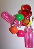 AC 077H Bottles and Binky 3in x 3in Hand Held Bird Toy
