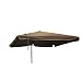 Outdoor Living : 8.5' Steel Offset Umbrella - Taupe