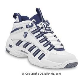 Buy K-Swiss Ladies Ultrascendor-Mid (White Navy), Available in sizes 5 thru 11