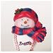 Sporting Goods : Atlanta Braves 2.75" Musical Light Up Snowman Christmas Ornament - MLB Baseball