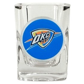Oklahoma City Thunder Square Shot Glass - 2 oz.