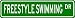 FREESTYLE SWIMMING Street Sign - Sport Sign - High Quality Aluminum Street Sign