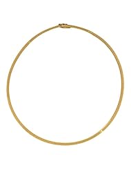 14KT Yellow Omega Flat 3.2mm Necklaces Length = 16