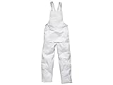 Dickies 650MW Medium Painters Bib and Brace - White