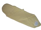 SwaddleKeeper Cotton Flannel Swaddling Blanket with Newborn Head Support - Yellow