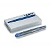 Four packs of Lamy T10 fountain pen ink cartridges, BLACK (x4)
