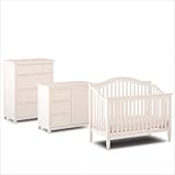 Bundle-98 700 Series Crib Set in White