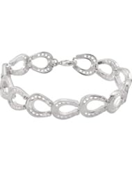 925 Sterling Silver Horseshoe Bracelet