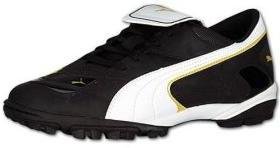 PUMA Esito III TT KIDS Shoes (Black/White/Gold)