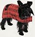 Dog Fleece Lined Plaid Coat Small