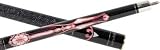 Action Athena Pool Cues - ATH03 - Action Athena Pink Flower Pool Cue Stick