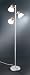 3 Light Tree Lamp Metallic Silver-tone