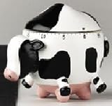 COW Farm Country Kitchen Timer Clock Home Decor