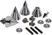 Dayton DSS4-CH Chrome Speaker Spike Set 4 Pcs.