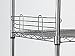 [Item]: 21"W [Additional Info]: Shelf Ledges. Protect your valuable inventory by keeping items from falling off the shelving. Ledges snap onto the perimeter of shelf creating a 1" or 4" high retaining edge. Chrome finish.