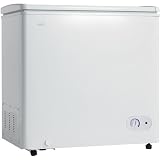 Danby DCF700W1 7.0 Cu.ft. Chest Freezer 1 Basker Up Front Temperature Control