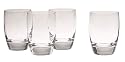 Luigi Bormioli Michelangelo Masterpiece 12-Ounce Hand-Blown Crystal Double Old Fashioned Glasses, Set of 4