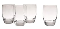 Luigi Bormioli Michelangelo Masterpiece 12-Ounce Hand-Blown Crystal Double Old Fashioned Glasses, Set of 4