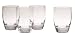 Luigi Bormioli Michelangelo 12-Ounce Hand-Blown Crystal Double Old Fashioned Glasses, Set of 4