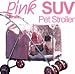 Kittywalk Pet Stroller - SUV - Pink Version (Large size for pets between 25-50 lbs)
