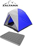 4 PERSON DOME TENT WITH AIR MATTRESS(QUEEN)