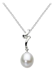 Kit Heath Twisted Sterling Silver & Pearl Necklace