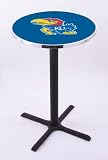 Kansas Jayhawks KU Black Pub Table