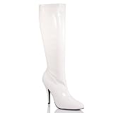 SEDUCE 2000 Spike Angel, white stretch patent-size 7