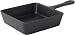 from Titan Cast Iron Collection Cast Iron Oven to Tableware - Square Skillet / Pan 5.5 x 5.5 and Square Wood Board 5.5x5.5 Set (Set of 2) - great sizzle to service cookware