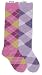 Knee High Socks ~ Lilac Argyle