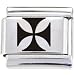 Body Candy Italian Charms Laser GOTHIC CROSS