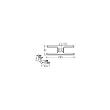 MCM 10602-72802 Stainless Steel H Twin, Centered, 1.25 Inch Offset Burner
