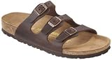 Produkt-Bild: Birkenstock Slipper ''Florida'' aus Fettleder in habana mit normalem Fussbett