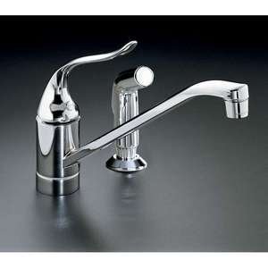 Kohler Faucets K P15176 P Coralais Sink Fct W Spray Lvr Polc Polished Chrome