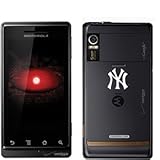 MLB New York Yankees NY on Motorola Droid Phone Cover (Black)