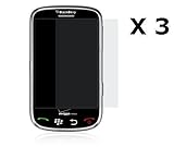 (3 Pack) Custom Fit Clear LCD Screen Protector with Cleaning Cloth for RIM  ....