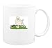 Mug with poodle, standard, dog, canine