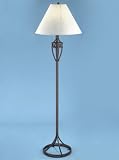 Etruscan Collection Dark Rust Floor Lamp