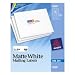 Avery  Matte White Color Printing Labels for Inkjet Printers 8257, 3/4 x 2-1/4, Pack of 600