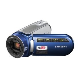 Samsung SC-MX20 Shoot & Share memory camcorder w/34x Optical Zoom (Blue)