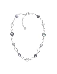Majorica Pearl and Chain Necklace