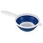 Progressive International 1-1/2 Quart Collapsible Hand Strainer, Blue and White