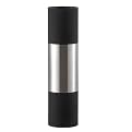 Vic Firth Gourmet Rubberized Salt and Pepper Mill Set - Stainless Steel/Black