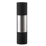 Vic Firth Gourmet Rubberized Salt and Pepper Mill Set- Stainless Steel/Black