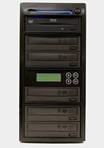 Produplicator 5 Burner 20X DVD CD Duplicator Machine (Standalone Audio Video Copy Tower, Disc Duplication Device)