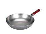 Keilen China Village Natural Carbon-Steel 12-Inch Stir-Fry Pan