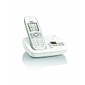 Gigaset C610A schnurlos Telefon (4,6 cm (1,8 Zoll) TFT-Farbdisplay, Freisprecheinrichtung, Anrufbeantworter) perlwei�