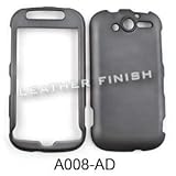 HTC My Touch Honey Metalic Gray, Leather Finish Hard Case,Cover,Faceplate,S ....